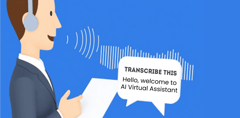 Transcription software interface